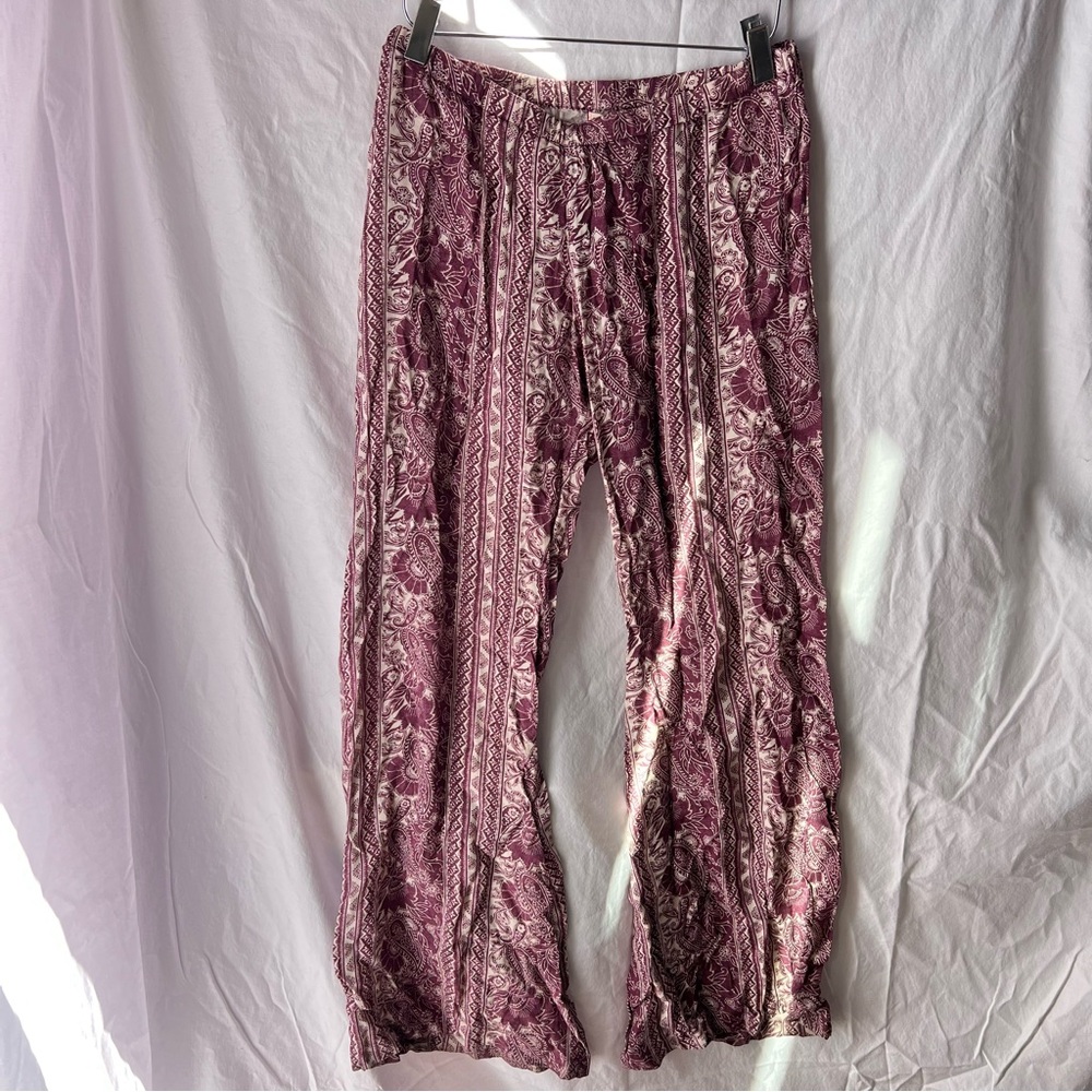 Billabong Bohemian Paisley Wide-Leg Beach Pants